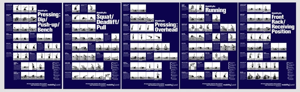 New 👏 MobilityWOD Positioning Posters 🔥 3 New 👏 MobilityWOD Positioning Posters 🔥